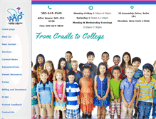 Tablet Screenshot of mendonpediatrics.com